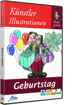 Geburtstag - Künstler-Illustrationen