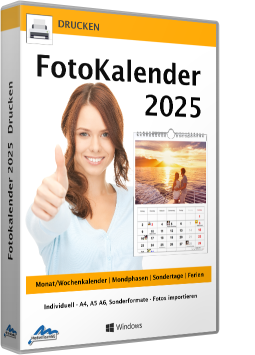FotoKalender 2025 - Kalendersoftware XXL