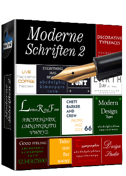 Mehr als 300 hochwertige Schriftarten