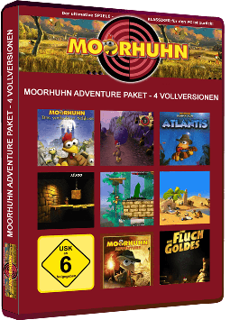 Moorhuhn Adventure Paket - Jump 'n Run Games