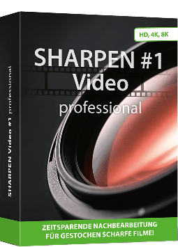SHARPEN Video #1 professional - Nachschärfen von Videos