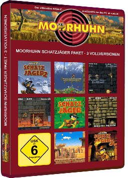 Moorhuhn Schatzjäger Paket - Adventure-Games